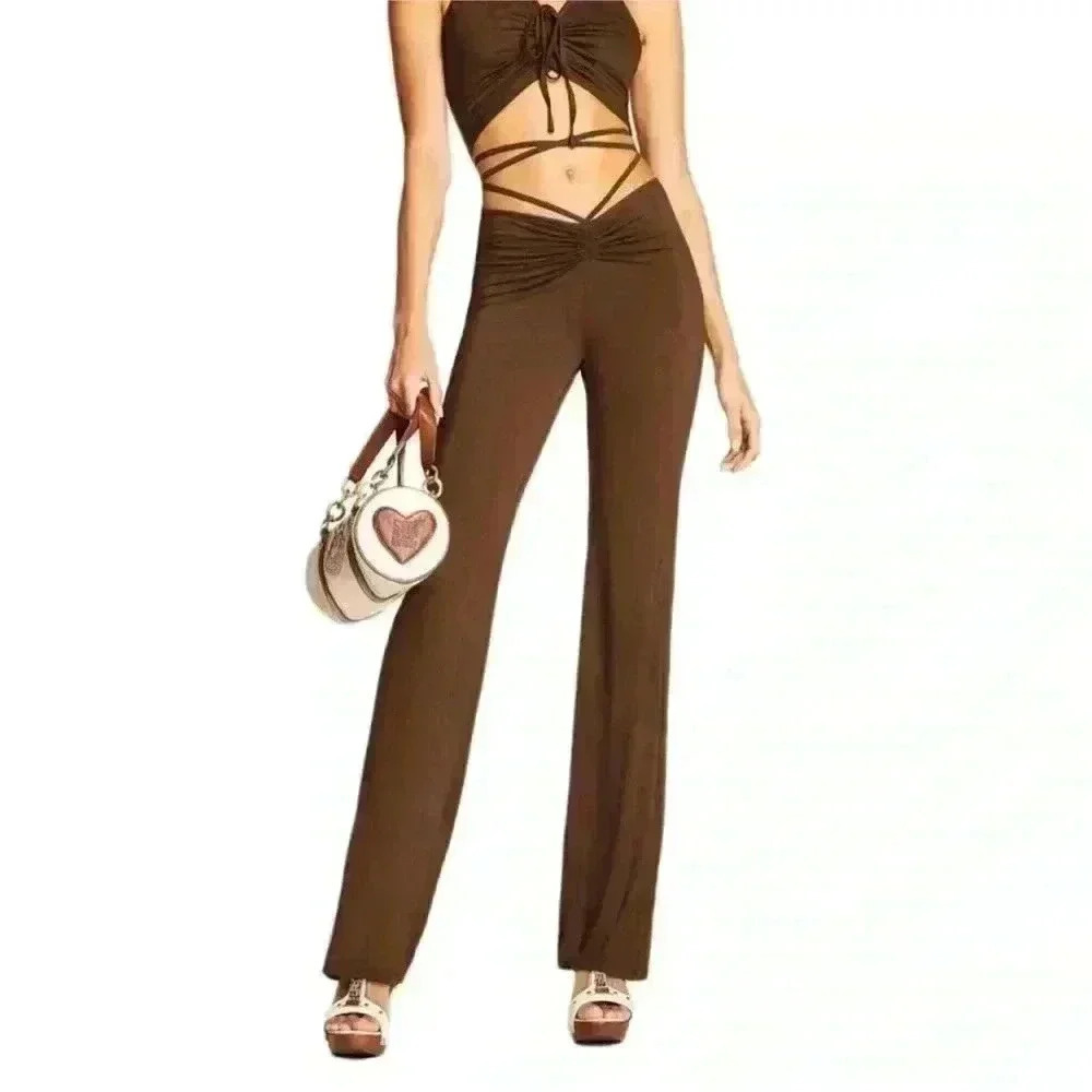 I.AM.GIA Halo Pant Size XS in Chocolate Brown Viral TikTok Euphoria